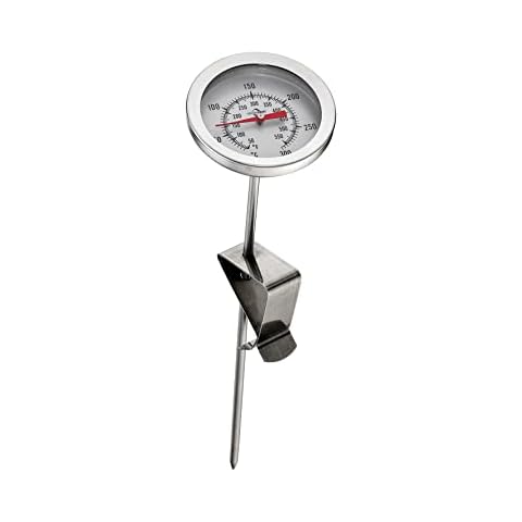 Küchenprofi Frittier-Thermometer aus Edelstahl mit praktischem Clip Cover
