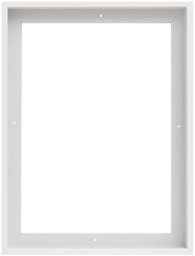 PIXY CANVAS Floater Frame 16x20 for 1-1/2 (1.5) inch Deep Canvas Paintings/Canvas Prints/Wood Canvas Panels/Wall Art/Wall Decor/Home Decor/Artwork (White, 16 x 20 inch, Portrait)