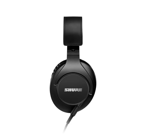 Image of Shure SRH440A Wired Over Ear Headphones Monitoring & Recording, Studio Pro, Improved Frequency Response, All Audio Devices, Pro Quality, Adjustable & Foldable Design - 2022 Version