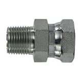 MIDLAND INDUSTRIES 1404812 Swivel Adapter, 1/2-in Male NPTF x 3/4-in Female NPSM Swivel, Steel