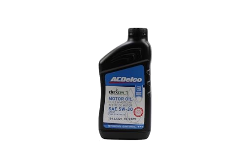 ACDelco GM Original Equipment 10-9329 (19432321) dexos1� GEN 3 Full Synthetic 5W-30 Motor Oil - 1 qt (Pack of 12)