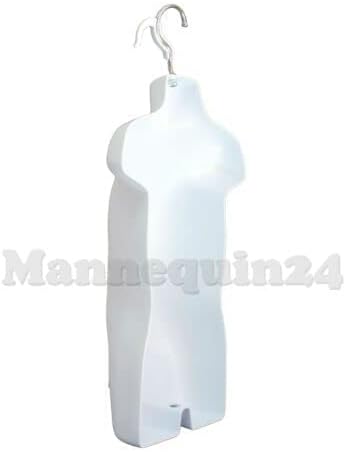 Miniatura 7 de DisplayTown 1 juego de maniquí de inyección de plástico para torso y gancho para colgar