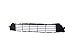 CarPartsDepot Front Lower Grille Black Bumper Cover Grill Compatible With Toyota Corolla Sedan 2011-2013 Base S LE CE XRS L 5311202280 TO1036125