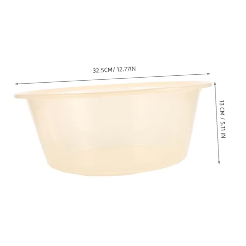 Tina grande para remojo de pies de plástico transparente 2 pcs miniatura 2