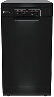 Candy CDPH2L1049B Freestanding Slimline Dishwasher, 10 Place Settings, 45 cm Wide, 5 Programmes, Black