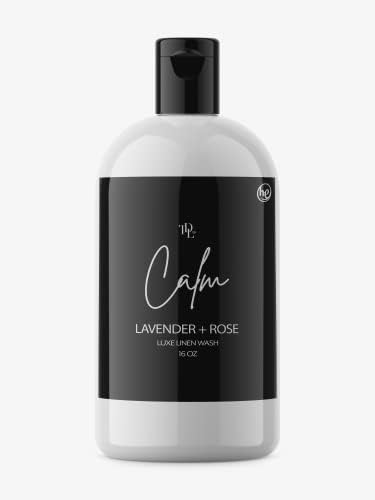 The Diamond Life Home"CALM"" Luxe Linen Wash, Natural Laundry Detergent -Lavender & Rose Scented (Pack of 1) (16 Fl Oz (Pack Of 1))