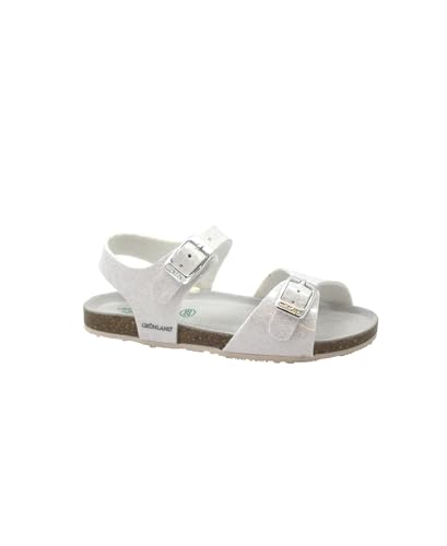 Sandale fille blanche ergonomique Grunland AFRE SB1258 anti-fatigue