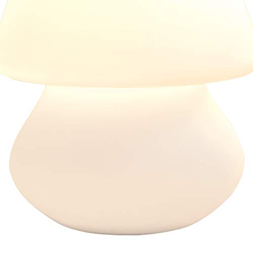 Abajur Bella Iluminação Disc No Voltagev Branco