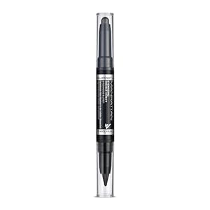 Manhattan Eyemazing Double Effect Eyeshadow & Liner – Schwarz 2-in-1-Lidschatten- und Eyeliner-Stift – Farbe 001 In The Black – 1 x 0,7 g & 1 x 0,9 g