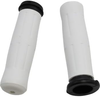 MotoMXHouse Avon Grips - Old School - Throttle-by-Wire - White - OLD-69-WHITE-FL