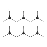 , Compatibile For (Cleanova W7 / W11 / W15, Vexilar W9 / W15, Airzeen R7), Spazzola Laterale For Parti Dell'aspirapolvere(6pcs)