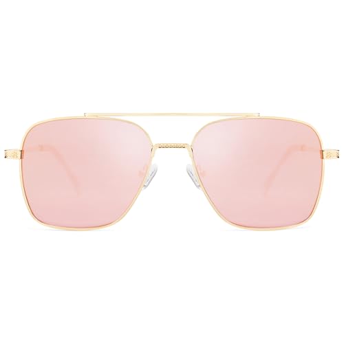 SOJOS Aviator Sunglasses for Men WomensTrendy Designer Shades SJ1232