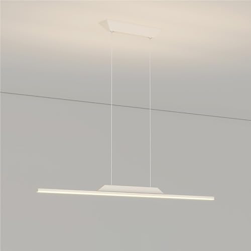 Suspension Led Linéaire Pour Cuisine Au-Dessus D'Un Îlot, Lampe Suspendue Moderne À Longue Bande Ultra-Mince Et Simple Pour Salle À Manger Ou Bureau (Doré...
