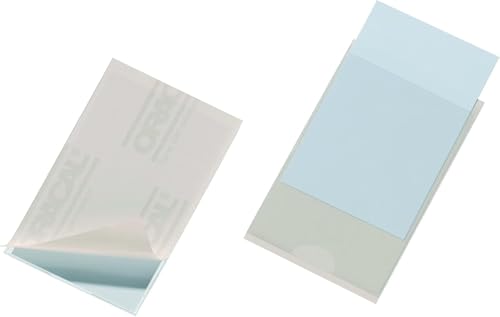 Pochettes adhésives 90x75 mm pour organiser vos classeurs et dossiers de bureau
