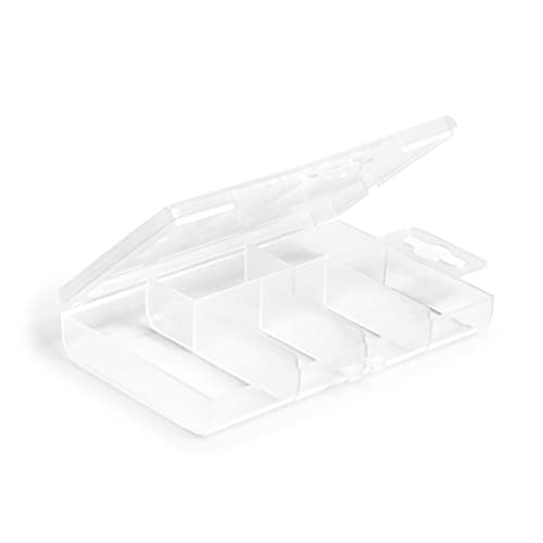 Image of Dritz Plastic Storage Box with Dividers, Clear