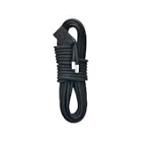 LIUJI Downhill Static Rope 9.5MM Wide, 50M Long Black Rock Climbing Rope wear-Resistant...