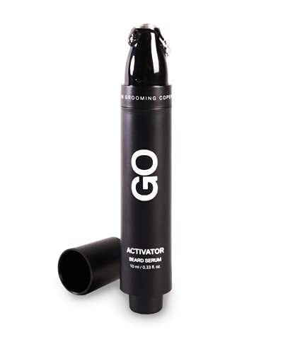 Copenhagen Grooming Activator Go (0.33 Fl.oz. / 10ml) - Handy Beard Growth Serum - Natural Beard Growth Oil Serum - Effective Facial Hair Growth for Men - Practical Beard Grower Serum w/Biotin