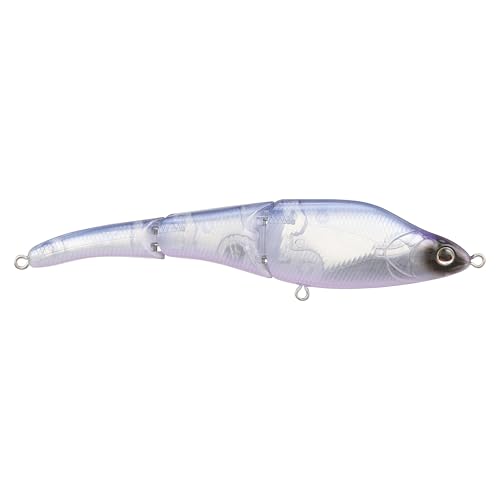Berkley Magic Swimmer Fishing Lure, Blue Vapor, Size 110, 4.4 in, Maximum Forward Buoyancy Provides Optimal Lifelike Swim Action, Equipped with High-End Hooks