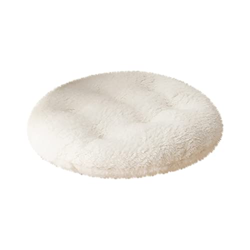 Xmiral Coussin de Chaise en Peluche Super Doux et Confortable Coussin de Chaise Chaud d'hiver antidérapant Petit Coussin D Allaitement (A)