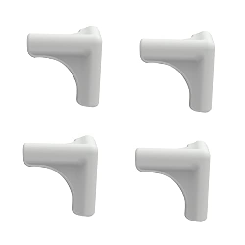 BESPORTBLE 4Pcs Silicone Desk Corner Guard Anticollision Protectors for Kitchen Furniture Soft Safety Cushions for Elders Easy to Clean and Cut to Fit