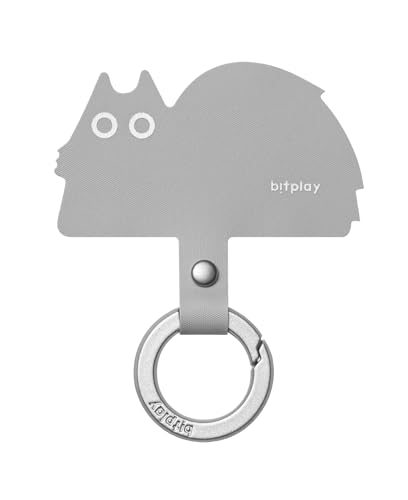 bitplay Stylish Phone Tether Tab, Strong Lanyard Patch, Phone Strap Replacement Part for All Full Cell Phone Case, Without Adhesive, Fluffii Kitty