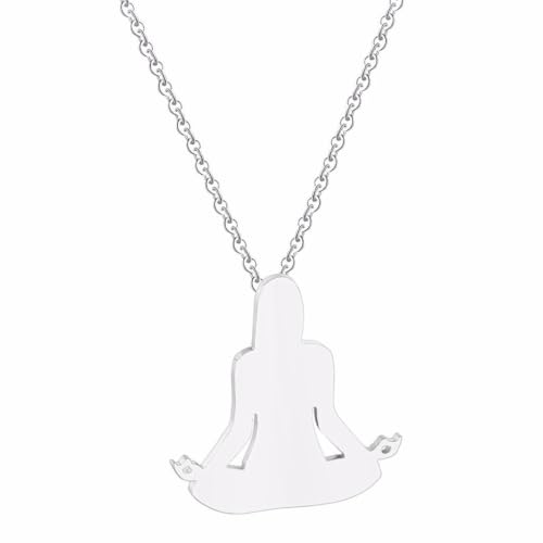 Collier de yoga or rose, le cadeau idéal pour femme sportive