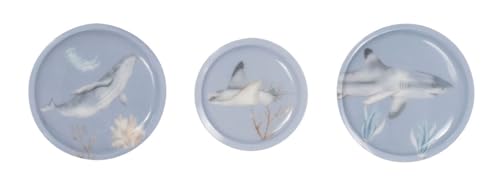 SCHOOL-MOOD Lot de 3 patchis pour cartable Bleu Aqua