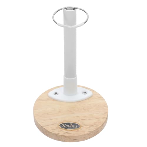 JOINPAYA Doll House Figure Stand Wooden Doll Organizer Wide Base Stable Display for Boys and Girls