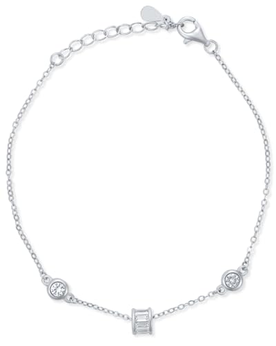 Image of KOURA 925 Sterling Silver Bracelet for Women & Girls | Sleek Adjustable Link Design | Timeless Silver Jewellery for Everyday Use, Work, Celebrations & Thoughtful Gifting