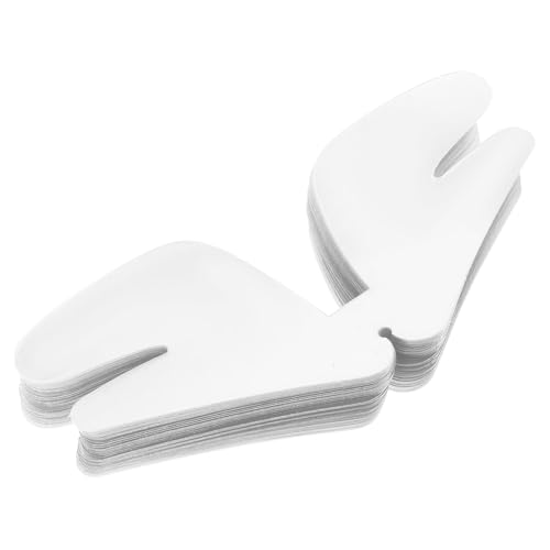 LIGIGWASH 100 Stück Kunststoff Kragenstützen für Herren Damenhemden Langlebige Blusen Stehkragen Inserts Widerstandsfähige Kragenfixierer für Stilvolle Hemdenpflege