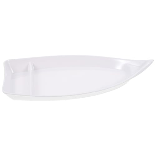 Bandeja para sushi forma bote estilo japonés melamina miniatura 1