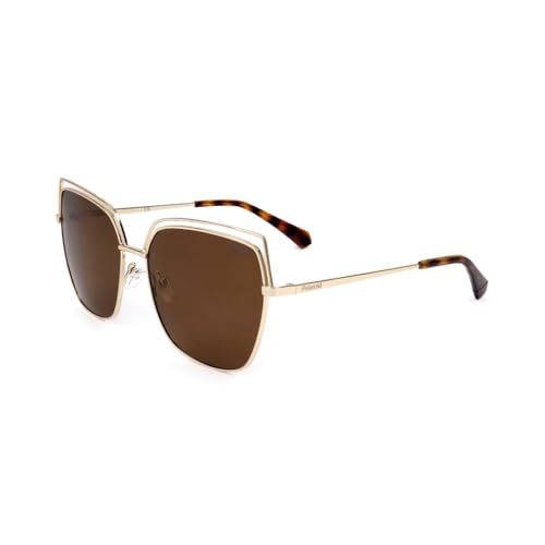Polaroid Pld 4093 S Sunglasses, J5g Sp Gold, 59 Womens Polaroid Pld 4093 S Sunglasses, J5g Sp Gold, 59 Womens