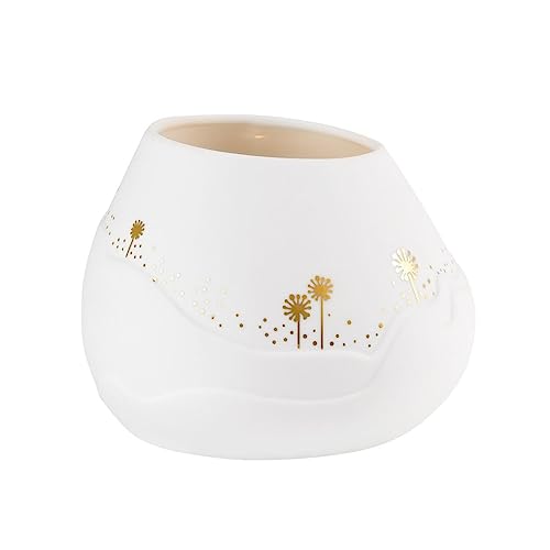Räder Lichtlandschaft Blumenwiese, Porzellan, weiß
