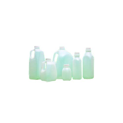 1159K71 Natural HDPE Juice Style Bottle, Assembled with F-217 Lined Cap, 32oz Capacity