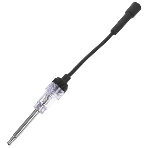LOORGVEL Probador de para Bujías de Coche con Medidor de Salto Herramienta de Diagnóstico de Encendido Automotriz Comprobador Inline para Motores y Bobinas