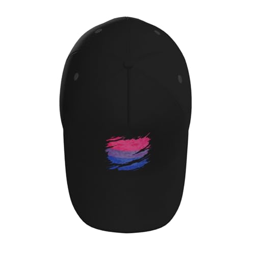 Bisexual Pride Flag Baseball Hats for Men and Women - Classic Adjustable Hats4
