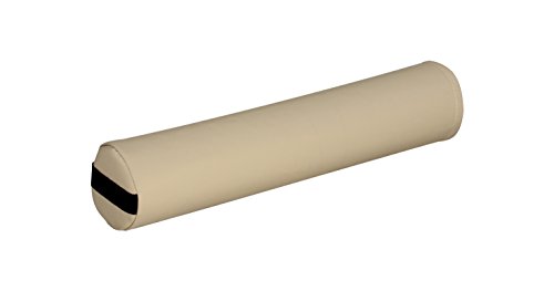 Heaven Massage Full Round Bolster, Cream, 6 Inch X 26 Inch (Cream)