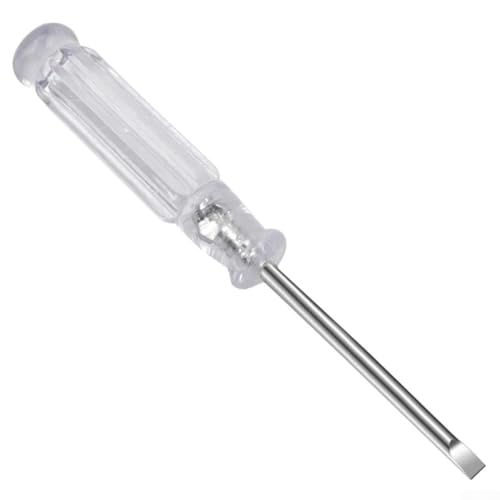 livre Zilimontt Lot de 2 mini tournevis 9,5 cm Outils de réparation de précision avec fente et pour têtes cruciformes pour le démontage de jouets et de petits articles, acier 45#, pointe de 3 mm
