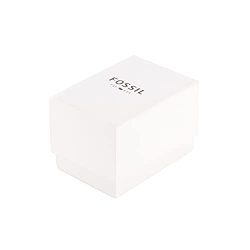 Fossil Women's Rose Gold-Tone Stainless Steel Stud Earrings, crystal