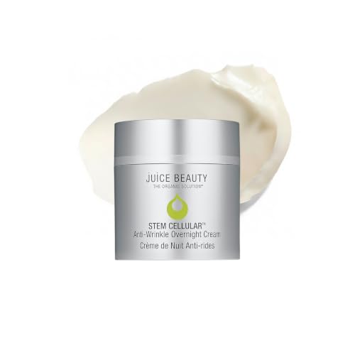 Juice Beauty Stem Cellular Anti-Wrinkle Ceramide Overnight Cream - Deep Line & Wrinkle Night Treatment with Hyaluronic Acid for Dry Skin - Firming & Plumping Face Moisturizer, 50ml (1.7 fl oz)