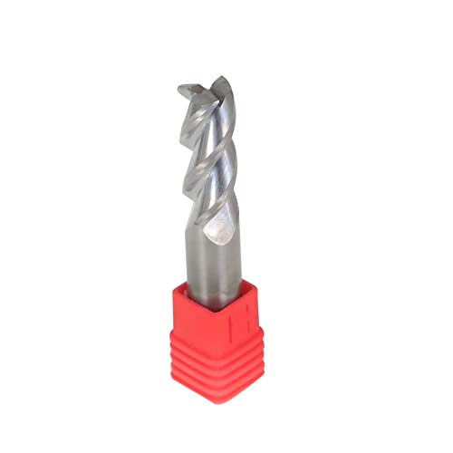 Image of 1 /2 Inch Milling Cutter 3 Slot Carbide End Milling Cutter Suitable for Aluminum Cutting Non-Ferrous Metal Cutting 3 Pieces