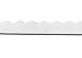 1/8" Bezel Wire .999 Fine Silver Flat Scalloped (Qty=20 Inches)