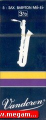 CAAS SAXOFON BARITONO - Vandoren (Tradicional) (Caja Azul) (Dureza 4) (Caja de 5 Unidades)