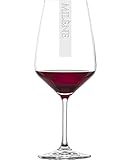 Bordeauxgläser 2er Set mit Gravur Namen | 565ml Schott Weinglas | Spülmaschinenfest | Weinglas mit personalisierter Lasergravur | Bordeauxpokal 2 Stück