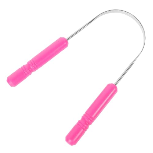 Anneome Tongue Scraper Cleaning Scraper for Tongue Breath Freshening Sturdy Metal Oral Care Tool Portable