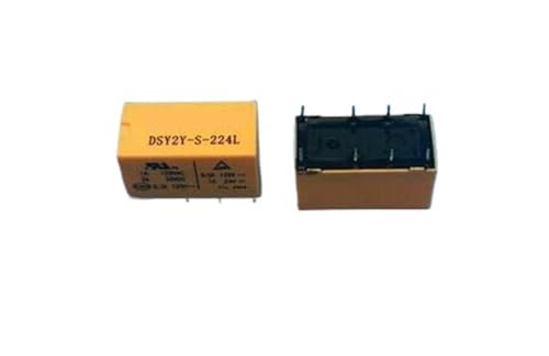Relais DSY2Y-S-224L 24V CC 1A DIP8 pour circuit imprimé, lot de 50 pièces