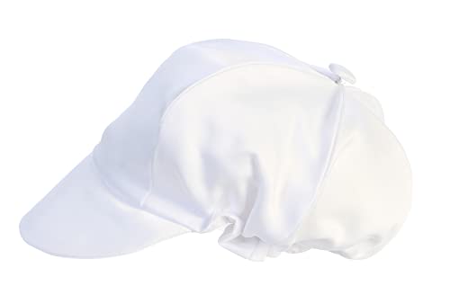 Pink Princess White Baby Baptism Hat - Baby Boy Newsboy Cap - Baptism Cap - Infant Boys Cabbie, Paperboy Fedora Pageboy Hats2