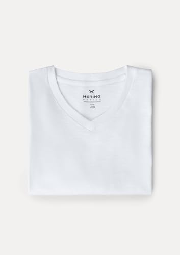 Kit Com 3 Camisetas Masculinas Básicas Slim Gola V Hering - Multicolorido M