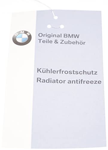 BMW Radiator Coolant Antifreeze Service Reminder Tag 83512286883 Genuine