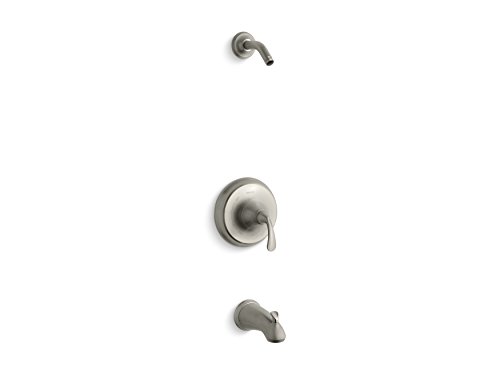 Kohler TLS10275-4-BN Forte K-TLS10275-4A-BN Traditional Rite-Temp Bath and Shower Valve Trim with Slip-fit spout, Less showerhead Vibrant Brushed Nickel Kohler TLS10275-4-BN Forte K-TLS10275-4A-BN Traditional Rite-Temp Bath and Shower Valve Trim with Slip-fit spout, Less showerhead Vibrant Brushed Nickel